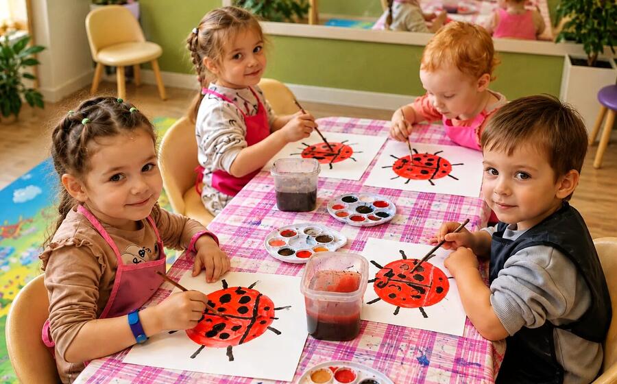 Группа Творчество с английским акцентом для малышей 3-4 лет